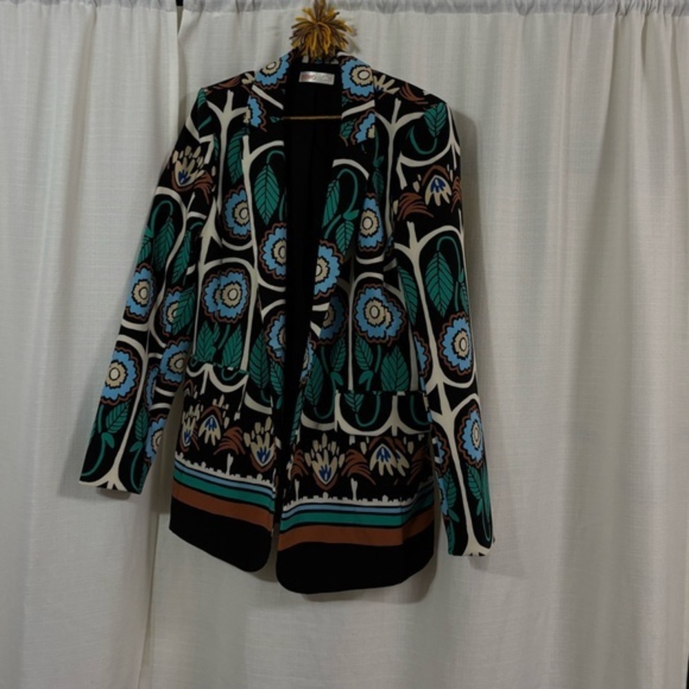 Colorful Patterned Blazer